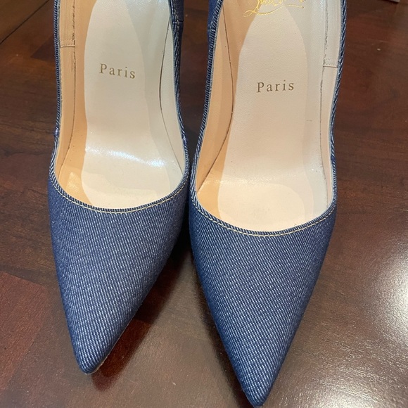 Authentic Christian Louboutin So Kate Denim Pump - Picture 1 of 4